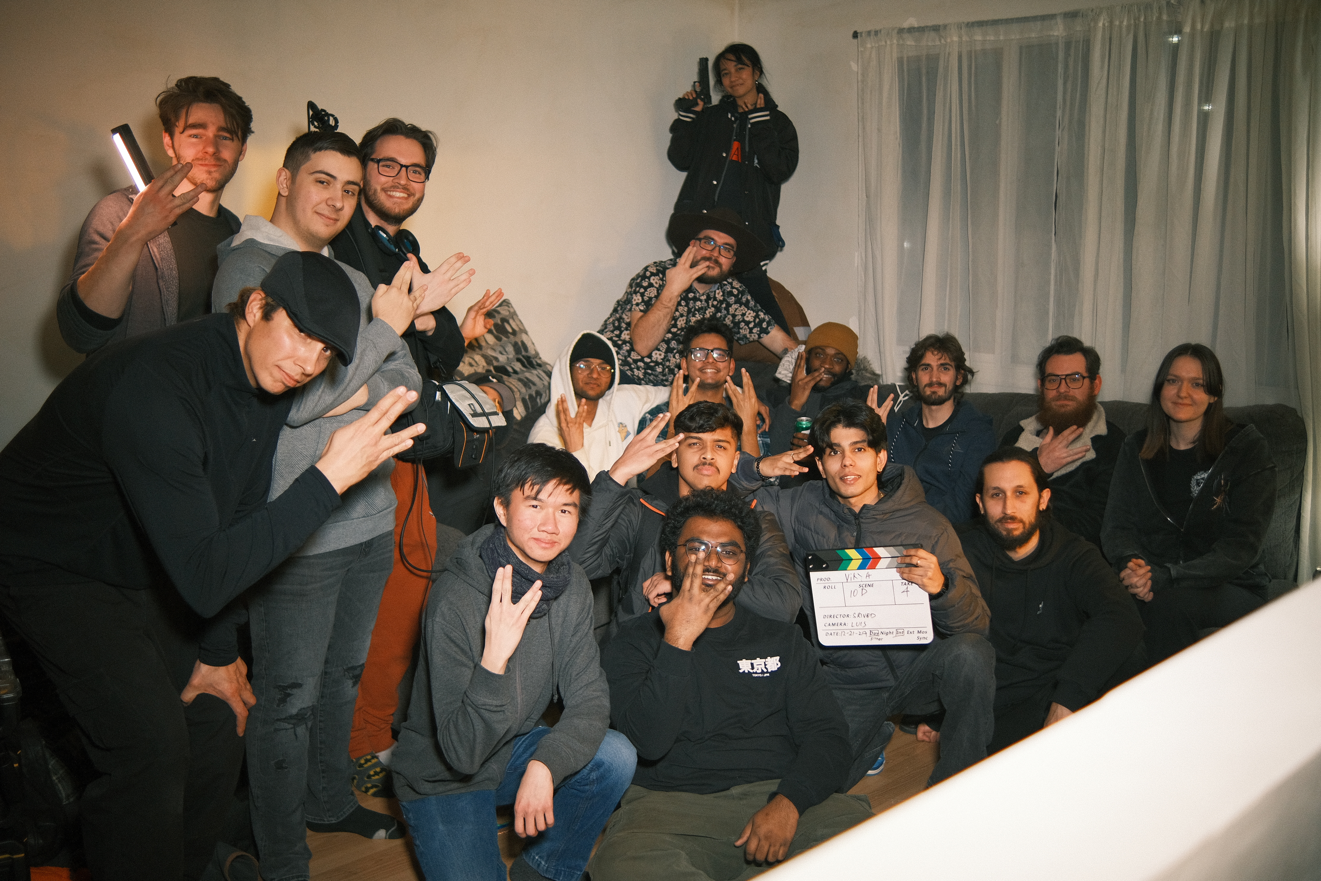 Steadicam shot in motion